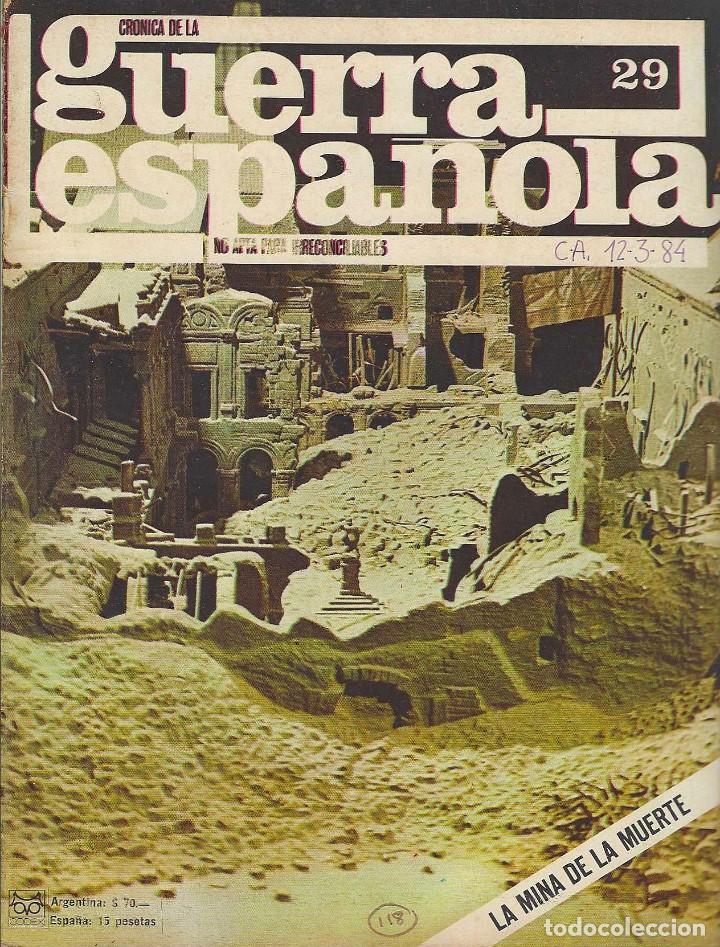Military Antiques: CR&Oacute;NICA DE LA GUERRA ESPA&Ntilde;OLA n&ordm; 29.