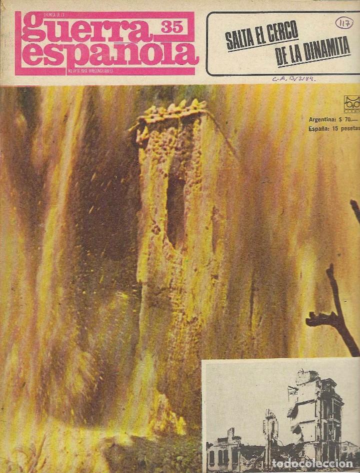Military Antiques: CR&Oacute;NICA DE LA GUERRA ESPA&Ntilde;OLA n&ordm; 35.