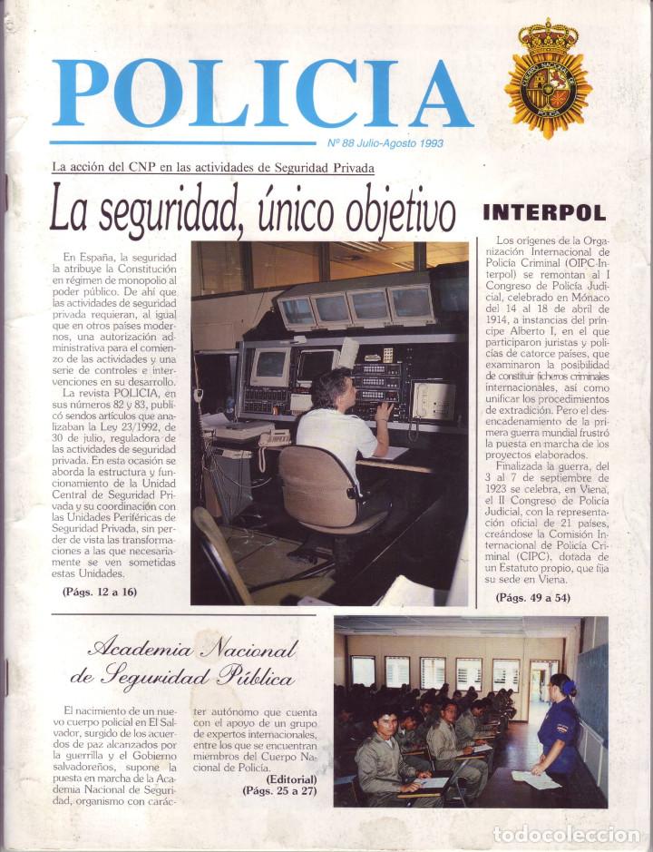 Military Antiques: REVISTA POLICIA NUMERO 88 JULIO AGOSTO 1993
