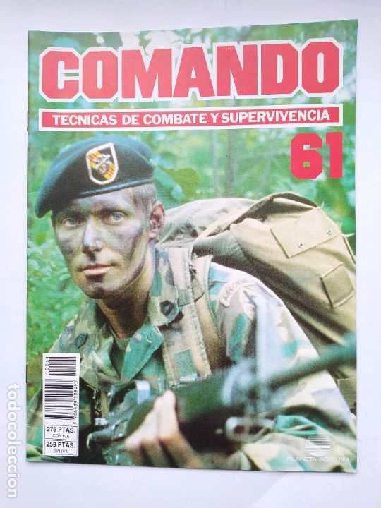 Militaria: COMANDO. TECNICAS DE COMBATE Y SUPERVIVENCIA. N&ordm; 61. TDKC131