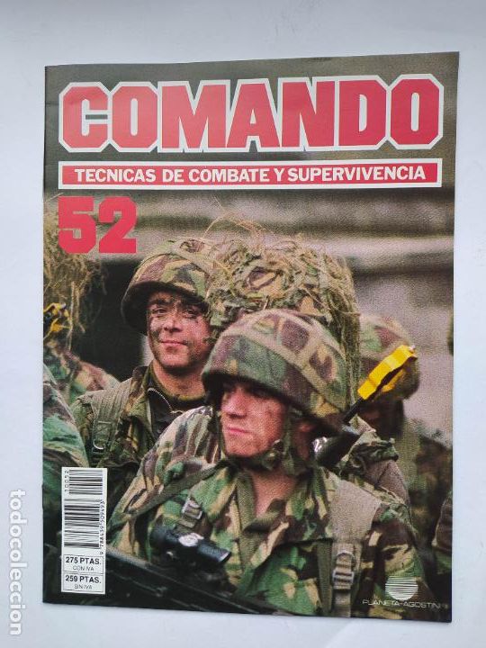 Militaria: COMANDO. TECNICAS DE COMBATE Y SUPERVIVENCIA. N&ordm; 52. TDKC131
