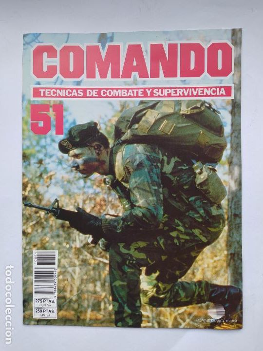 Military Antiques: COMANDO. TECNICAS DE COMBATE Y SUPERVIVENCIA. N&ordm; 51. TDKC131