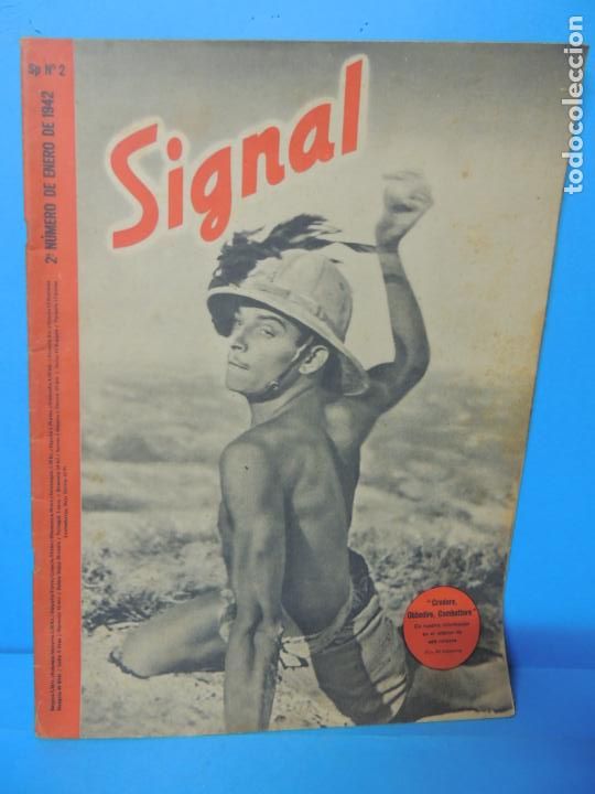 Militaria: REVISTA SIGNAL 2&ordm; N&Uacute;MERO DE ENERO DE 1942- N&ordm; 2