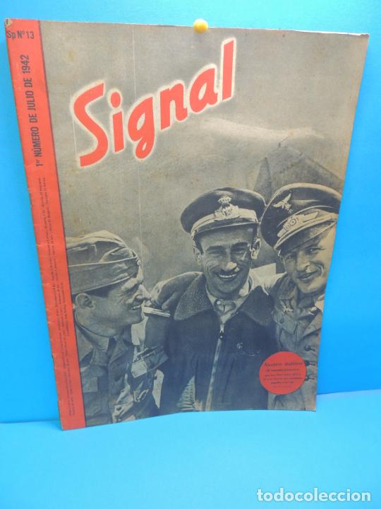 Militaria: REVISTA SIGNAL - 1er N&Uacute;MERO DE JULIO DE 1942 N&ordm; 13