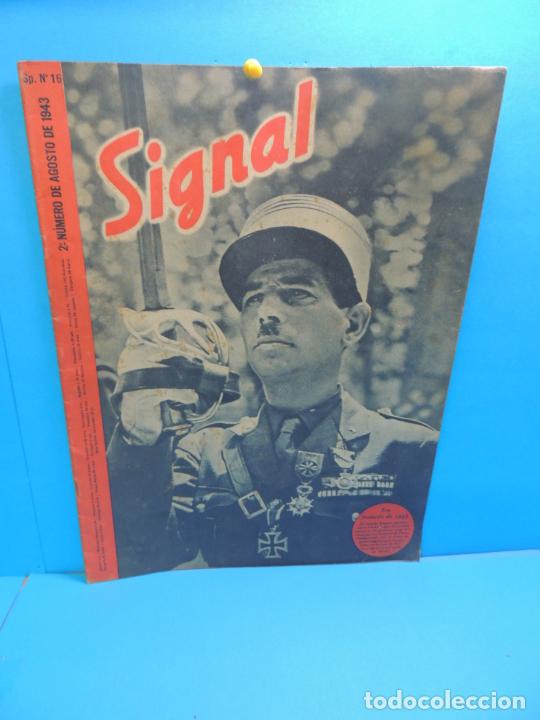 Militaria: REVISTA SIGNAL .- 2&ordm; N&Uacute;MERO DE AGOSTO 1943 N&ordm; 16