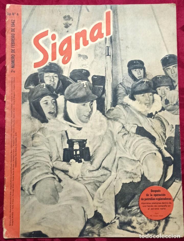 Militaria: Revista SIGNAL - ED. ESPA&Ntilde;OLA - N&uacute;m. 4 - febrero 1942 - Alemania Nazi III Reich