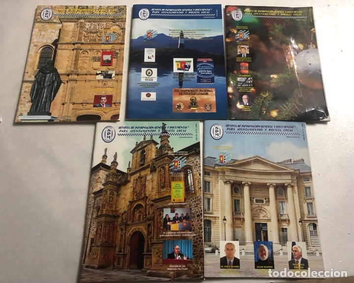 Militaria: LOTE REVISTAS POLIC&Iacute;A MUNICIPAL O POLIC&Iacute;A LOCAL