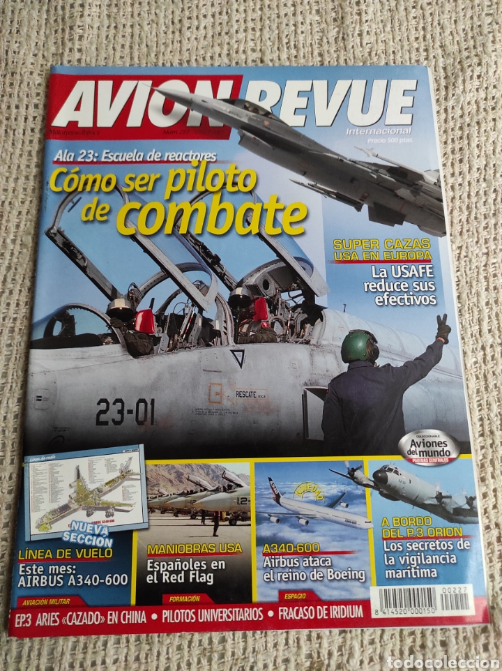 Military Antiques: AVION REVUE N&ordm; 227 COMO SER PILOTO DE COMBATE A&Ntilde;O 1999 ( NUEVA )