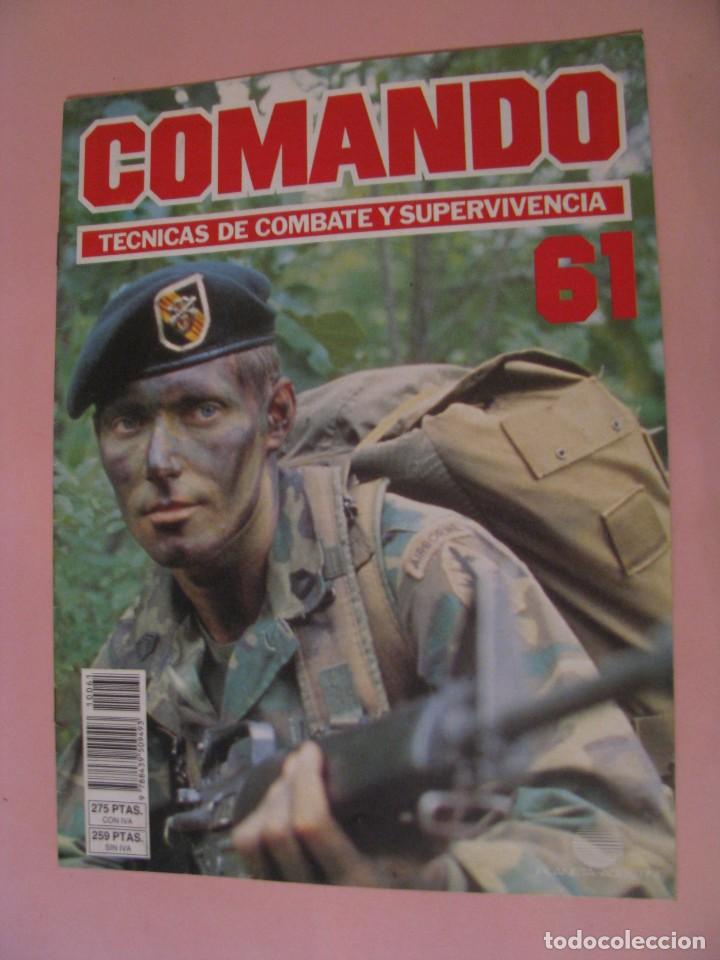Military Antiques: COMANDO, T&Eacute;CNICAS DE COMBATE Y SUPERVIVENCIA. 1988. PLANETA AGOSTINI. FASCICULOS N&ordm; 61