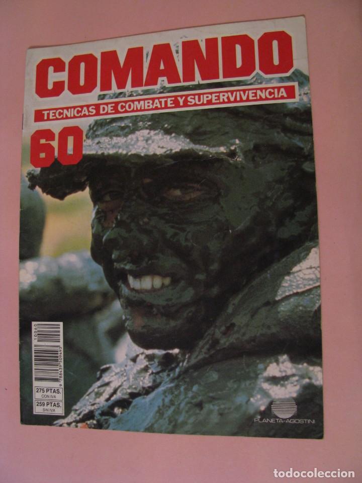 Military Antiques: COMANDO, T&Eacute;CNICAS DE COMBATE Y SUPERVIVENCIA. 1988. PLANETA AGOSTINI. FASCICULOS N&ordm; 60