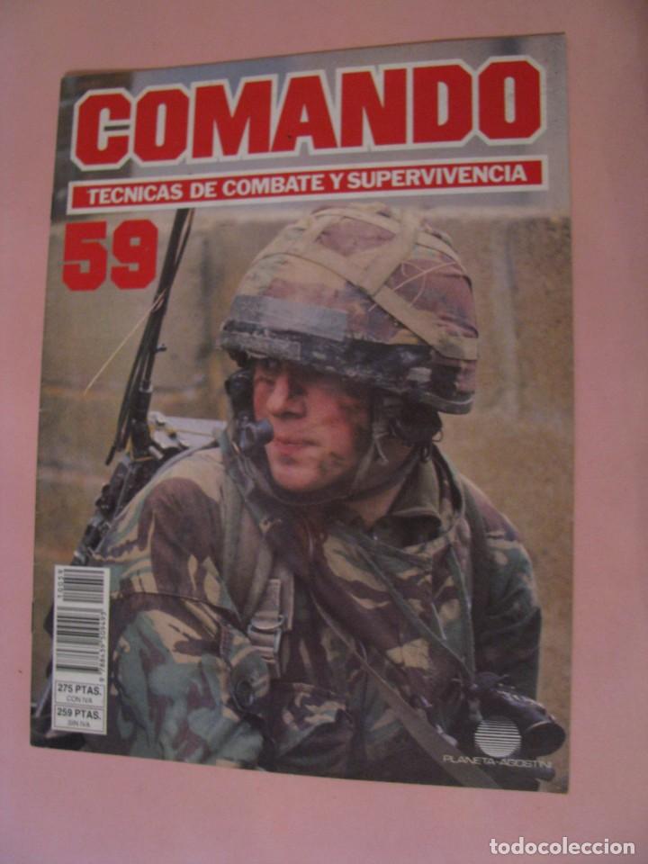 Military Antiques: COMANDO, T&Eacute;CNICAS DE COMBATE Y SUPERVIVENCIA. 1988. PLANETA AGOSTINI. FASCICULOS N&ordm; 59