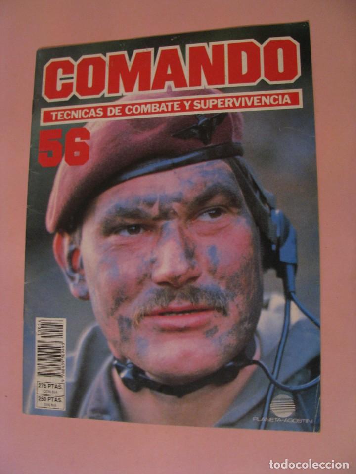 Military Antiques: COMANDO, T&Eacute;CNICAS DE COMBATE Y SUPERVIVENCIA. 1988. PLANETA AGOSTINI. FASCICULOS N&ordm; 56