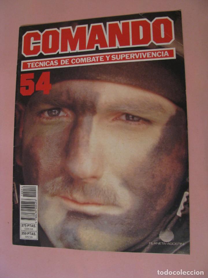 Military Antiques: COMANDO, T&Eacute;CNICAS DE COMBATE Y SUPERVIVENCIA. 1988. PLANETA AGOSTINI. FASCICULOS N&ordm; 54