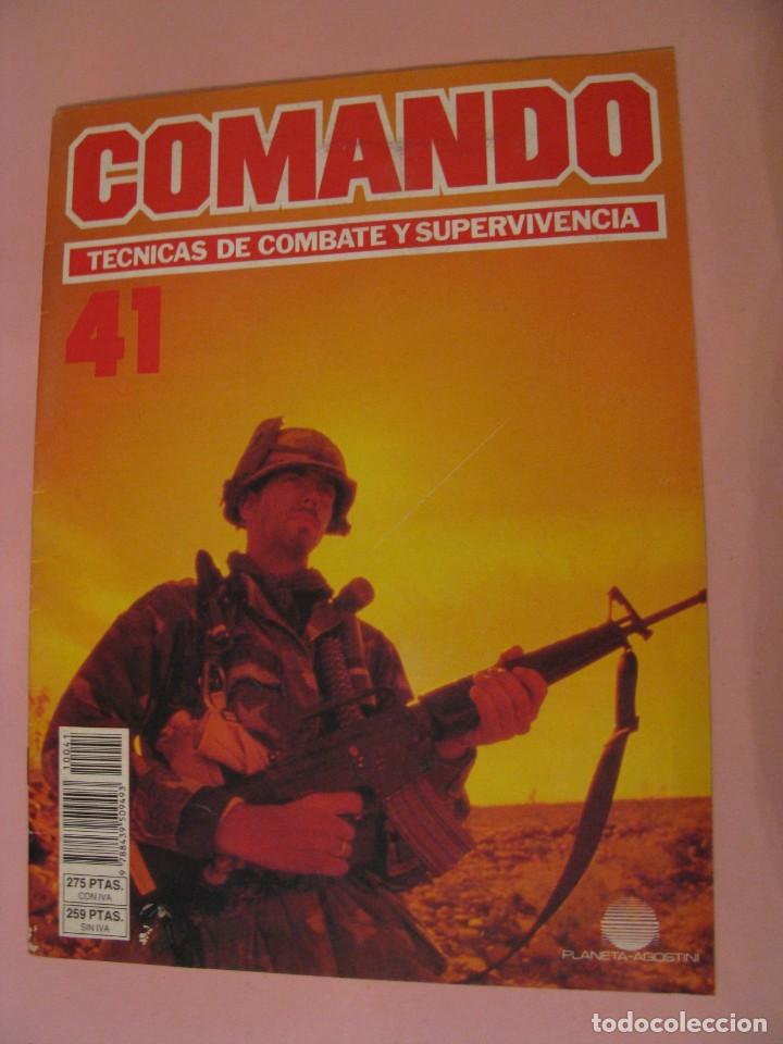 Military Antiques: COMANDO, T&Eacute;CNICAS DE COMBATE Y SUPERVIVENCIA. 1988. PLANETA AGOSTINI. FASCICULOS N&ordm; 41