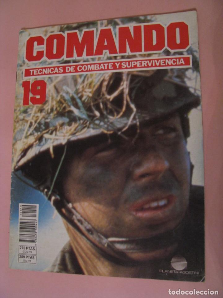 Military Antiques: COMANDO, T&Eacute;CNICAS DE COMBATE Y SUPERVIVENCIA. 1988. PLANETA AGOSTINI. FASCICULOS N&ordm; 19