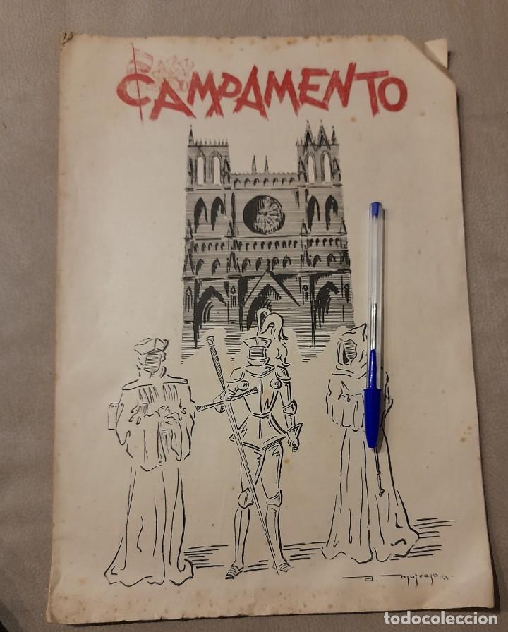 Militaria: Revista militar Campamento n&ordm; 10 Ronda 1945 Unidad Especial de IPS de la segunda regi&oacute;n militar