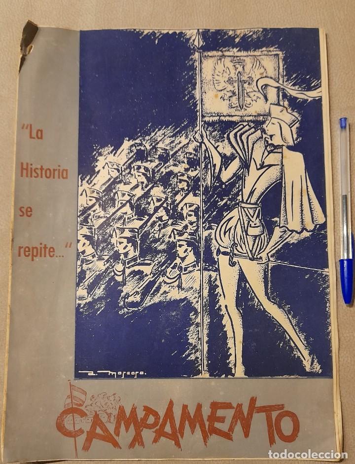 Militaria: Revista militar Campamento n&ordm; 9 Ronda 1945 Unidad Especial de IPS de la segunda regi&oacute;n militar
