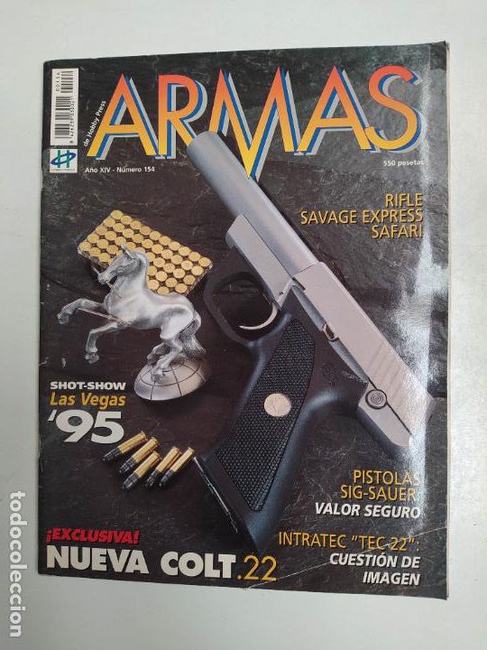 Militaria: Revista armas n&ordm; 154. A&ntilde;o XIV. Pistola sig sauer intratec tec 22. TDKR65