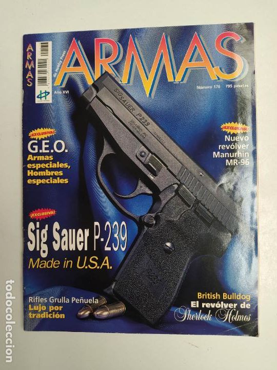 Militaria: REVISTA ARMAS N&ordm; 176. A&ntilde;o XVI. Revolver Manurhin. MR-96. TDKR55