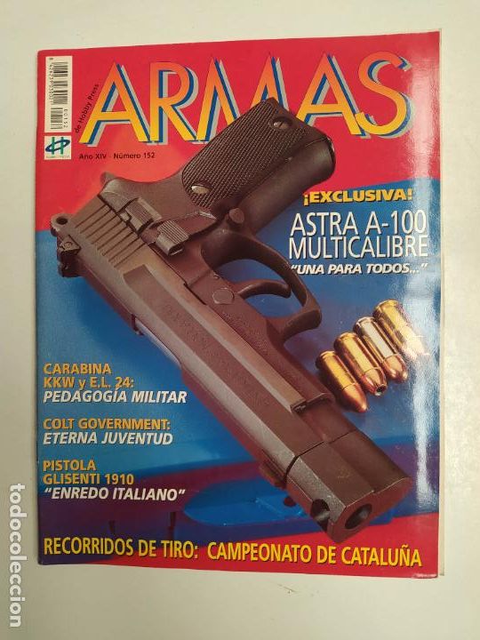 Militaria: Revista Armas. Enero de 1995. n&ordm; 152. A&Ntilde;O XIV. ASTRA A-100 MULTICALIBRE. TDKR55