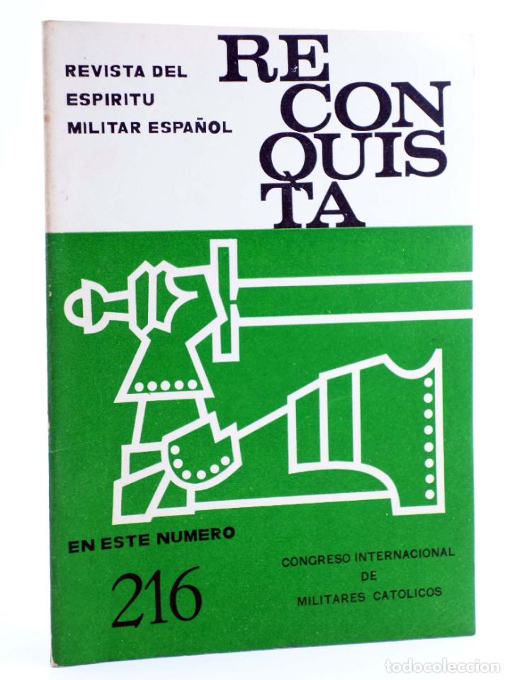 Militaria: RECONQUISTA. REVISTA DEL ESP&Iacute;RITU MILITAR ESPA&Ntilde;OL 216. DICIEMBRE (Vvaa) Apostolado Castrense, 1967
