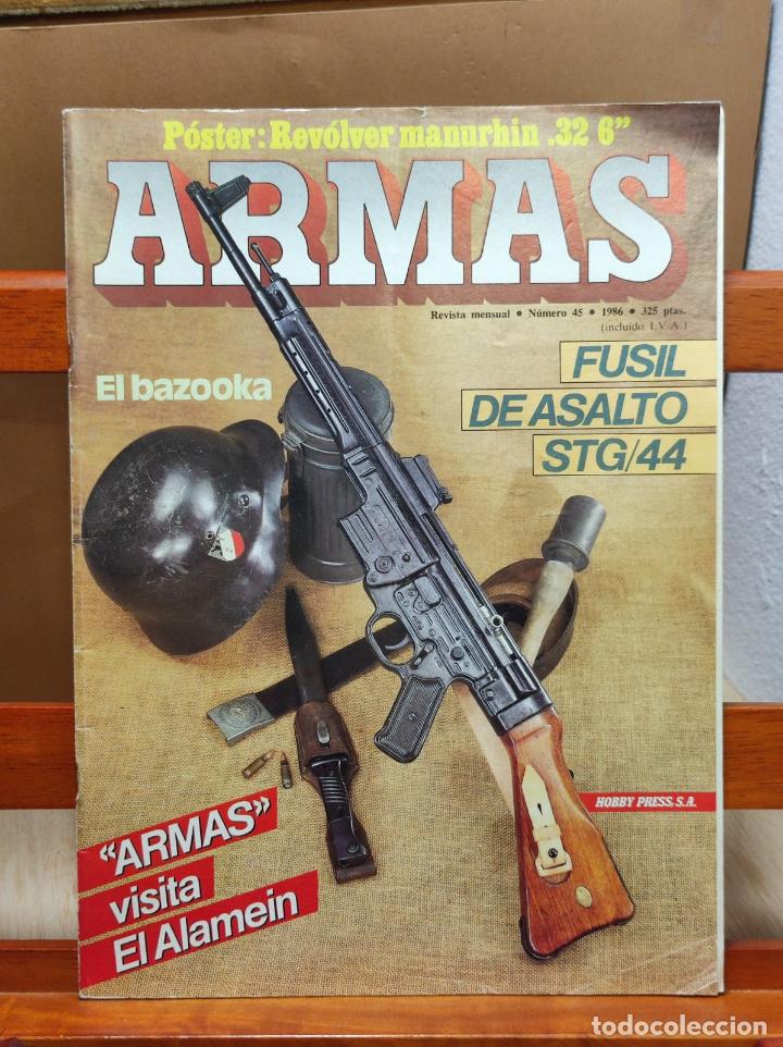 Militaria: ARMAS - N&ordm; 45 - HOBBY PRESS -1986 - (A43)