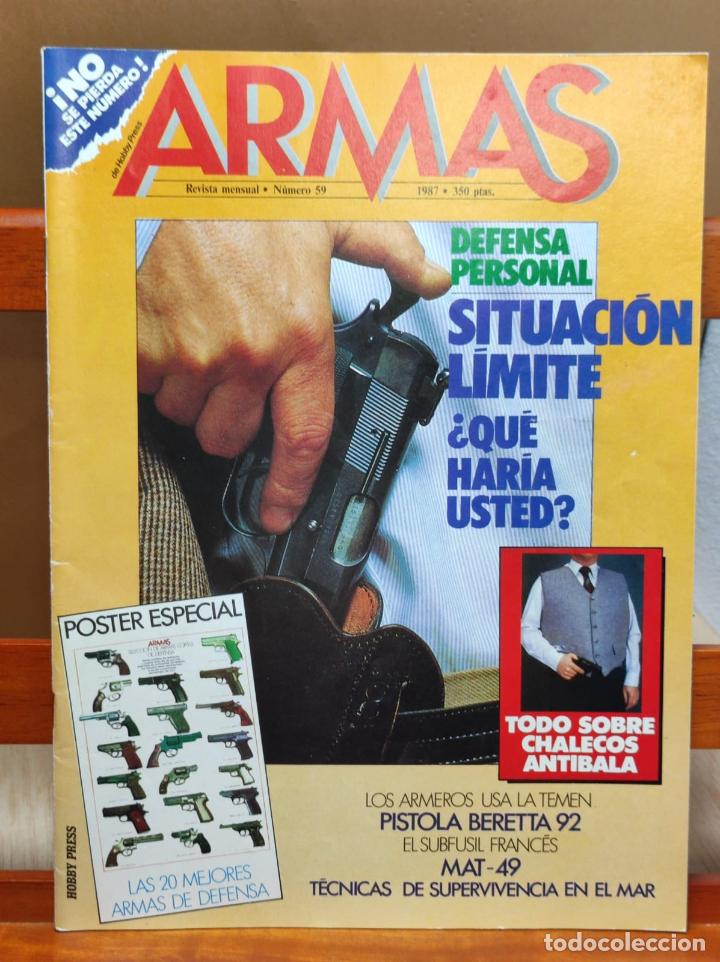 Militaria: ARMAS - N&ordm; 59 - HOBBY PRESS -1987 - (A43)