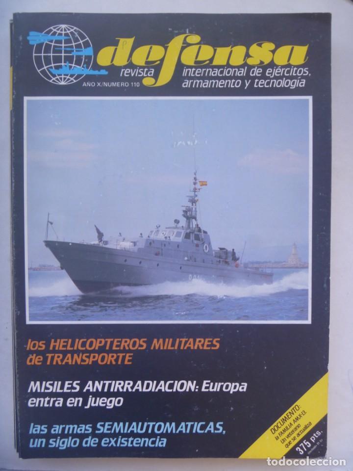 Military Antiques: REVISTA DEFENSA , N&ordm; 110, 1987: HELICOPTEROS MILITARES , ARMAS SEMIAUTOMATICAS, ETC