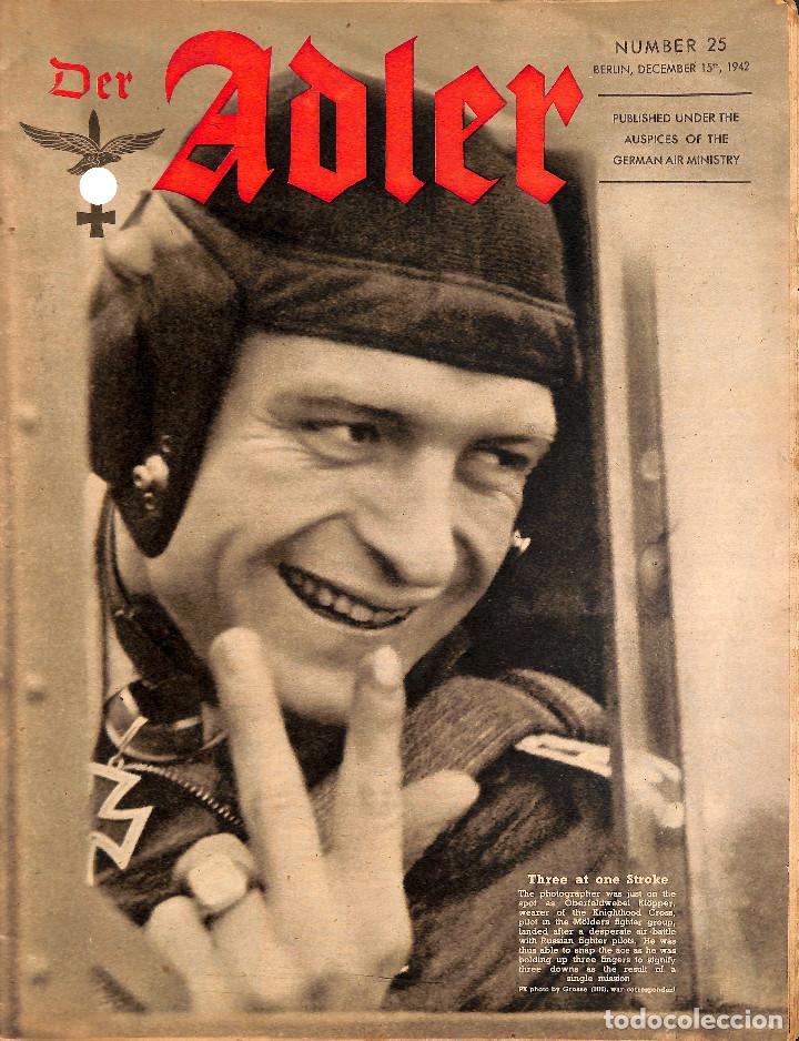Military Antiques: 17221 DER ADLER ENGLISH issue No. 25-1942 December