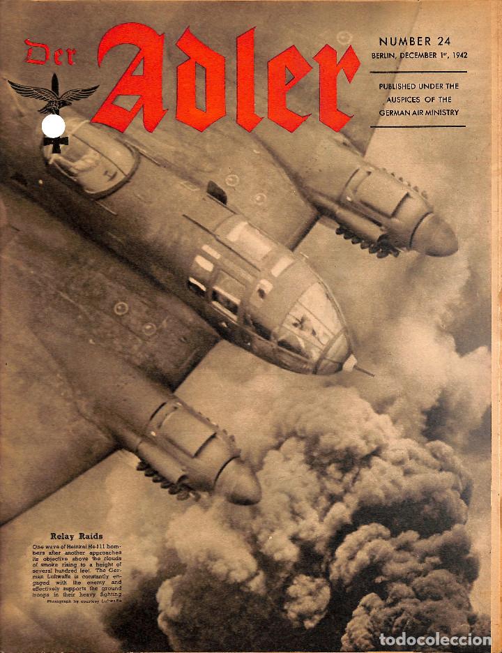 Military Antiques: 17220 DER ADLER ENGLISH issue No. 24-1942 December