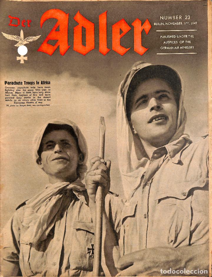 Military Antiques: 17219 DER ADLER ENGLISH issue No. 23-1942 November