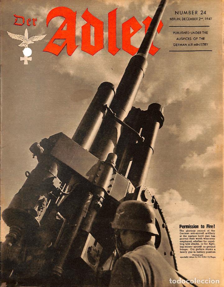 Military Antiques: 17203 DER ADLER ENGLISH issue No. 24-1941 December