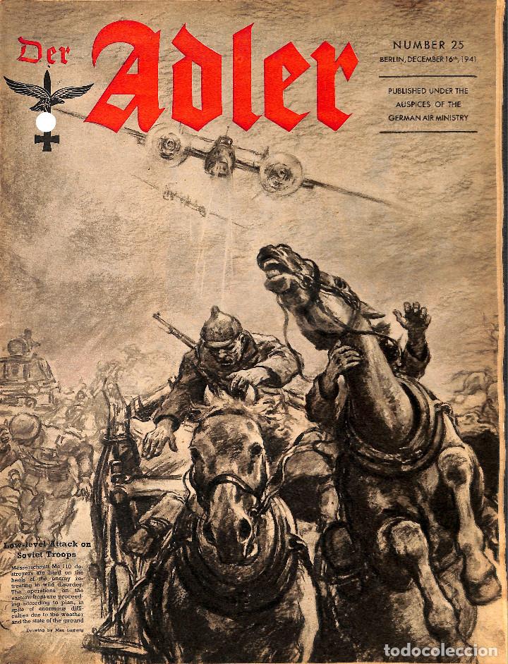 Military Antiques: 17204 DER ADLER ENGLISH issue No. 25-1941 December