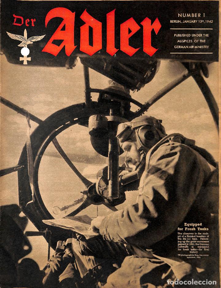 Military Antiques: 17205 DER ADLER ENGLISH issue No. 1-1942 January