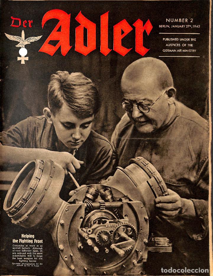Military Antiques: 17206 DER ADLER ENGLISH issue No. 2-1942 January