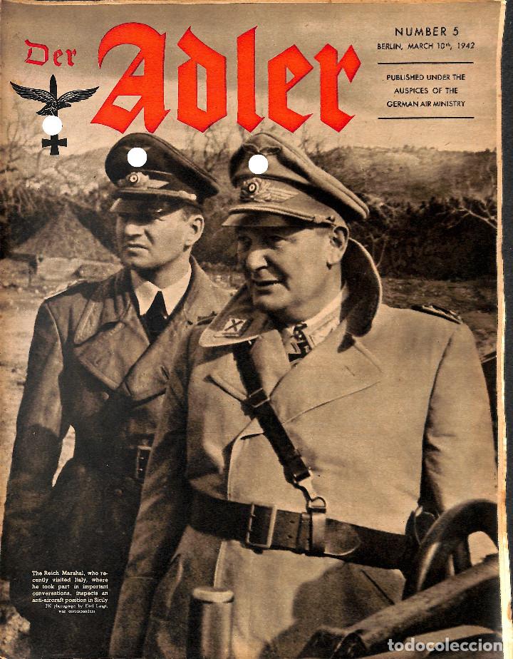 Military Antiques: 17209 DER ADLER ENGLISH issue No. 5-1942 March