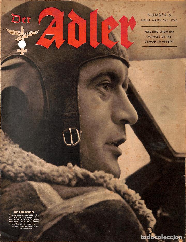 Military Antiques: 17210 DER ADLER ENGLISH issue No. 6-1942 March