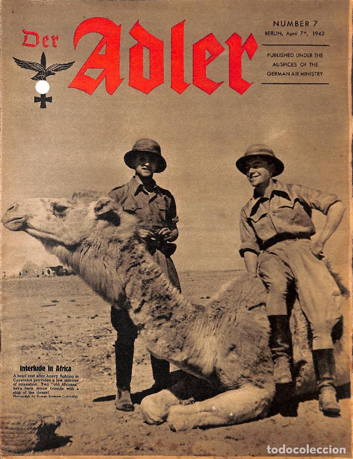 Military Antiques: 17211 DER ADLER ENGLISH issue No. 7-1942 April