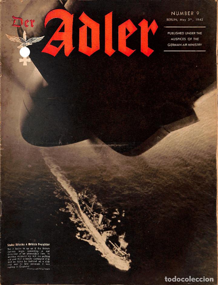 Military Antiques: 17213 DER ADLER ENGLISH issue No. 9-1942 May