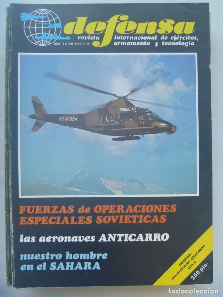 Military Antiques: REVISTA DEFENSA , N&ordm; 39, 1981: AVIADORES MEXICO 2&ordf;GM, SAHARA GUERRA DESIERTO, CARROS BLINDADOS, ETC