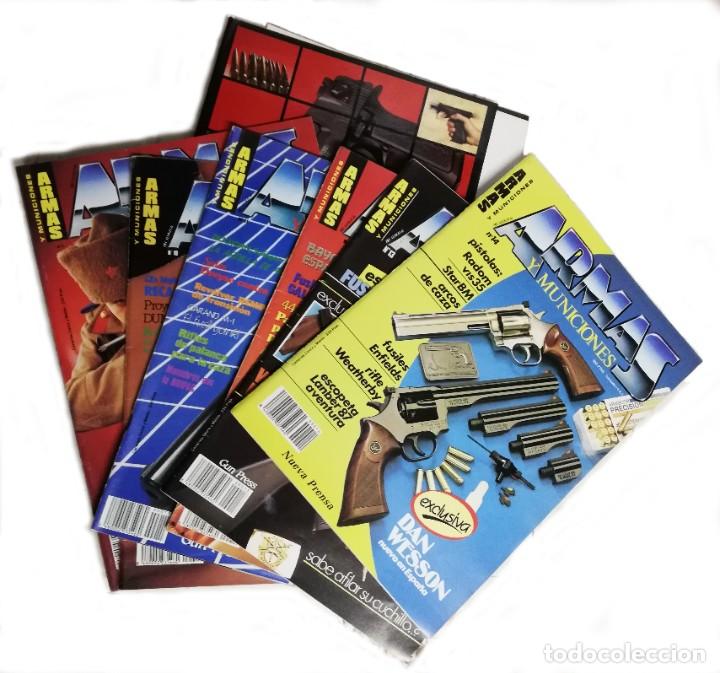 Military Antiques: ARMAS Y MUNICIONES 1987 (I) Num 9 al 14 + Tapas para encuadernar