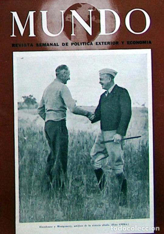 Militaria: MUNDO REVISTA SEMANAL DE POLITICA EXTERIOR Y ECONOMIA. A&Ntilde;O V - N&ordm; 262 - A&Ntilde;O 1945