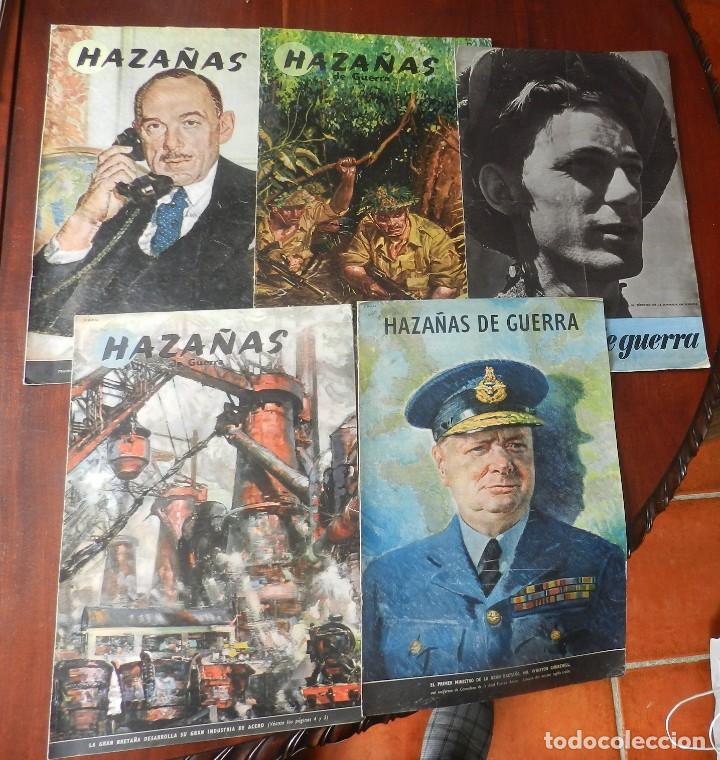 Militaria: 5 REVISTAS HAZA&Ntilde;AS DE GUERRA, SEGUNDA GUERRA MUNDIAL, A&Ntilde;OS 40