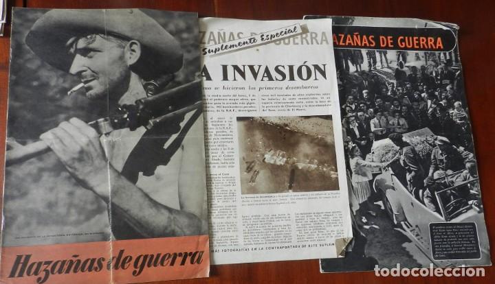 Militaria: 2 REVISTAS Y SUPLEMENTO ESPECIAL DE HAZA&Ntilde;AS DE GUERRA, SEGUNDA GUERRA MUNDIAL, A&Ntilde;OS 40