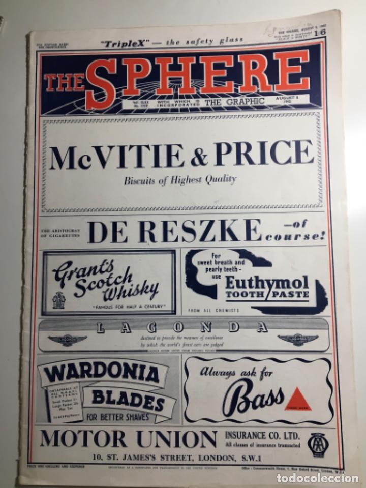 Militaria: REVISTA THE SPHERE- 8 AGOSTO 1943- No 2220 (INGLES)