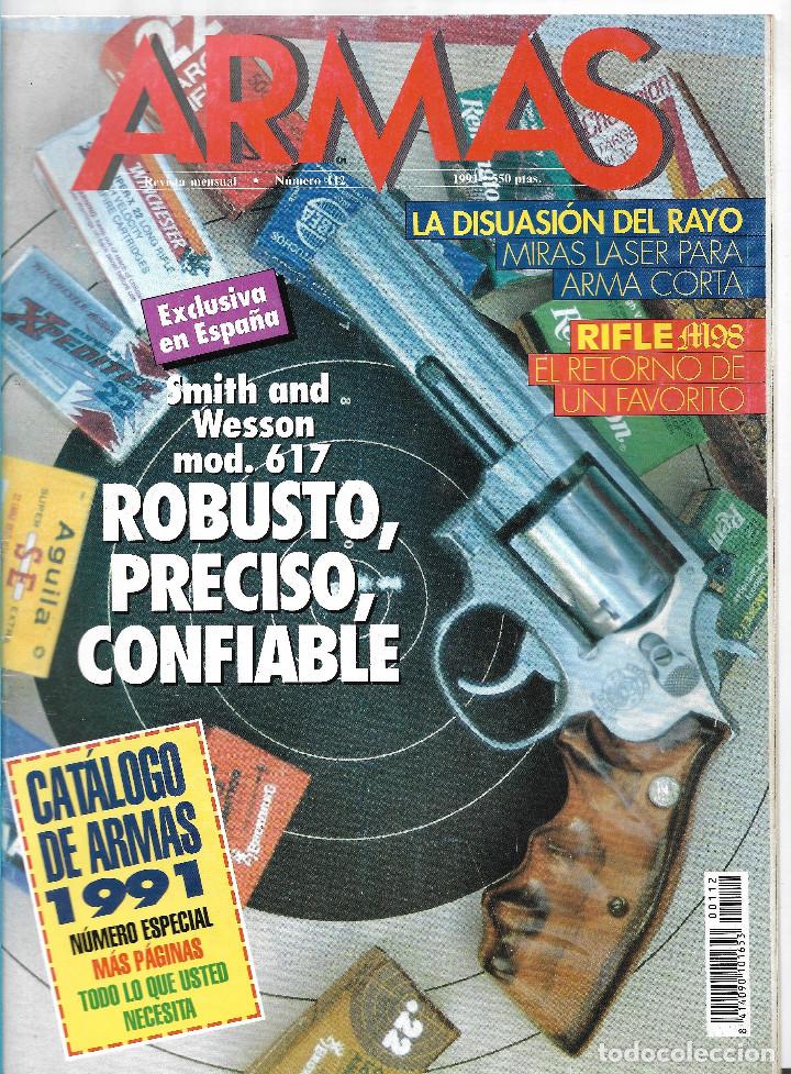 Militaria: REVISTA ARMAS N&Uacute;M. 112 DE SETIEMBRE 1991. EDITA HOBBY PRESS. VER SUMARIO.