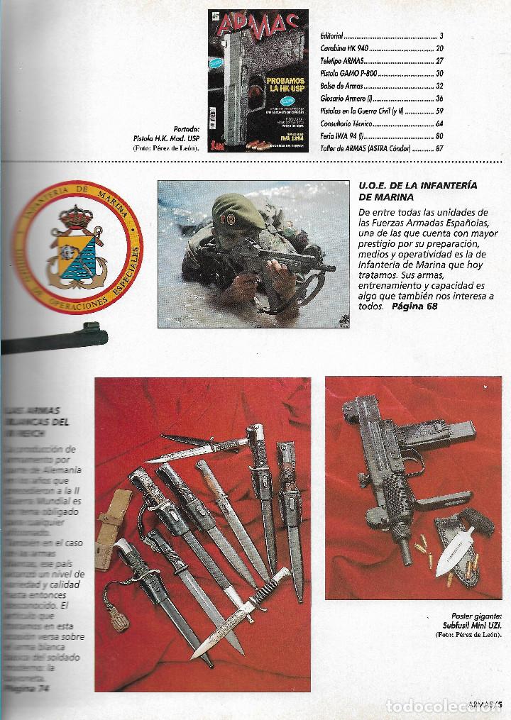 Militaria: REVISTA ARMAS NÚM. 144 DE MAYO 1994. EDITA HOBBY PRESS. VER SUMARIO. - Foto 3 - 339341953