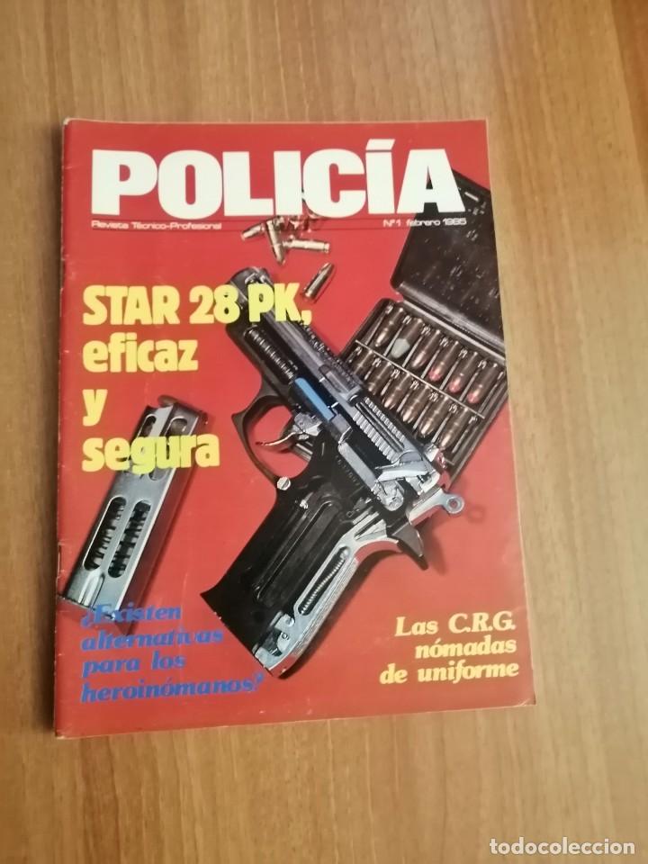 Militaria: 2 REVISTA TECNICO PROFESIONAL POLICIA -- N&ordm; 1 FEBRERO 1985 -- N&ordm;2 MARZO 1985