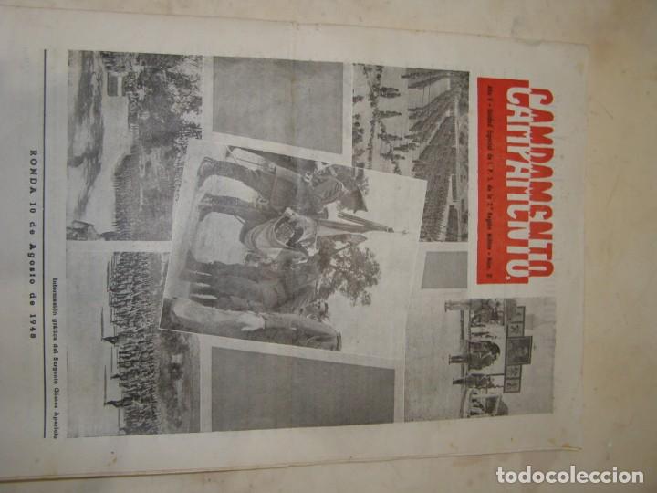 Militaria: Revista militar espa&ntilde;ola, CAMPAMENTO, n&ordm; 31, Ronda, a&ntilde;o 1948, Unidad especial de I.P.S.