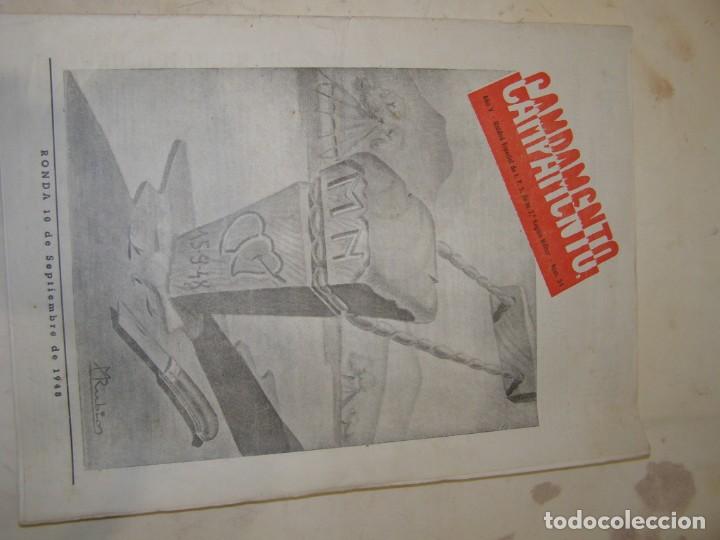 Militaria: Revista militar espa&ntilde;ola, CAMPAMENTO, n&ordm; 34, Ronda, a&ntilde;o 1948, Unidad especial de I.P.S.